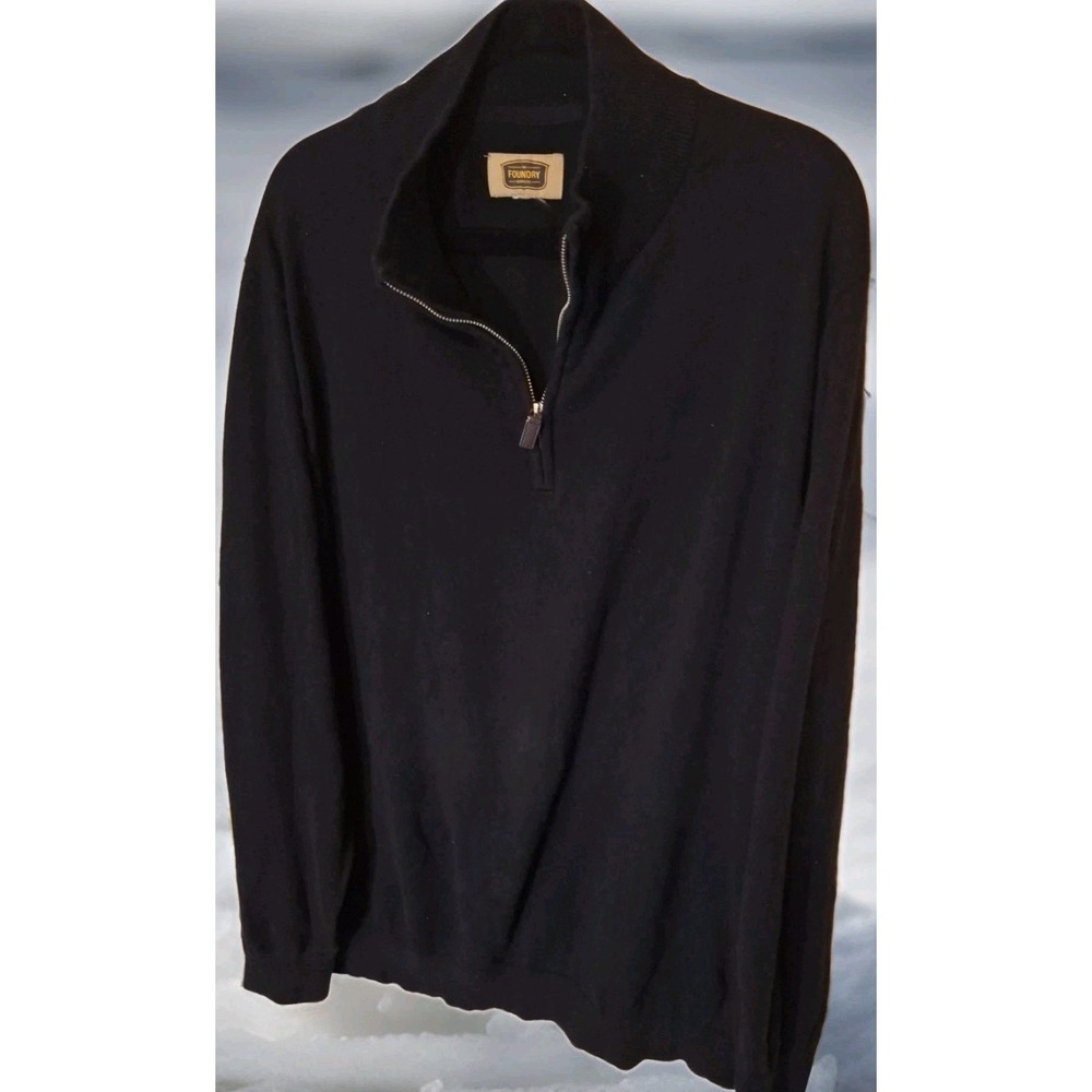 Foundery Supplier Mens Big N Tall 3X ? Black Knit Top  Check  Measurements 236